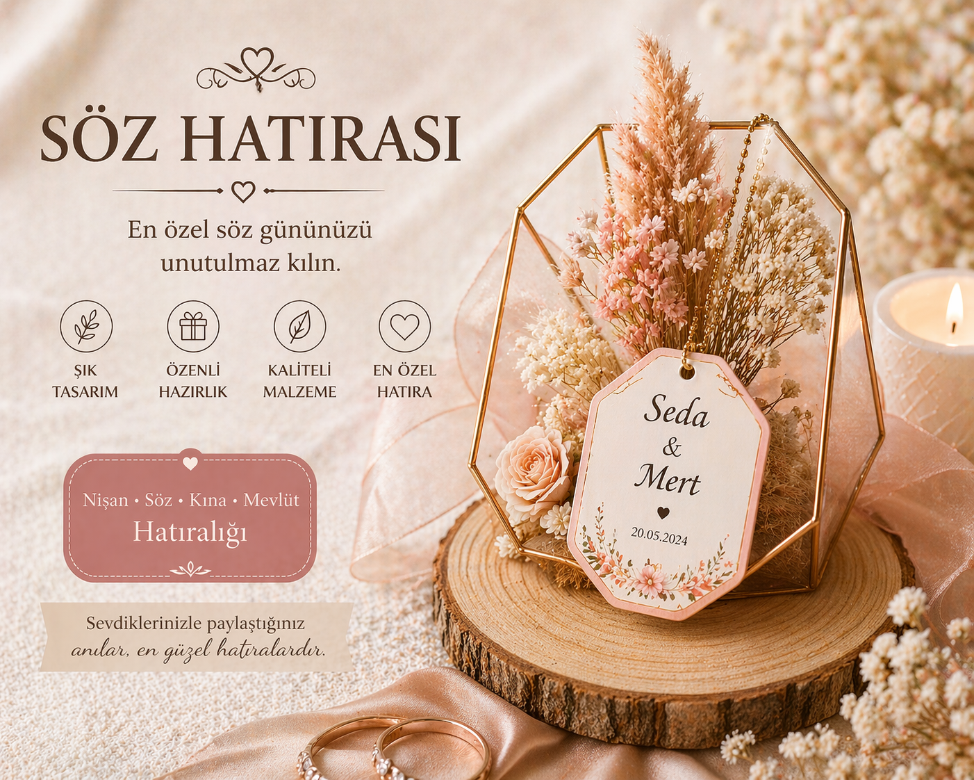 Esenyurt söz hatırası tasarımları